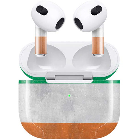 Ireland Flag Distressed Apple AirPods (3rd Gen 2021) Skin